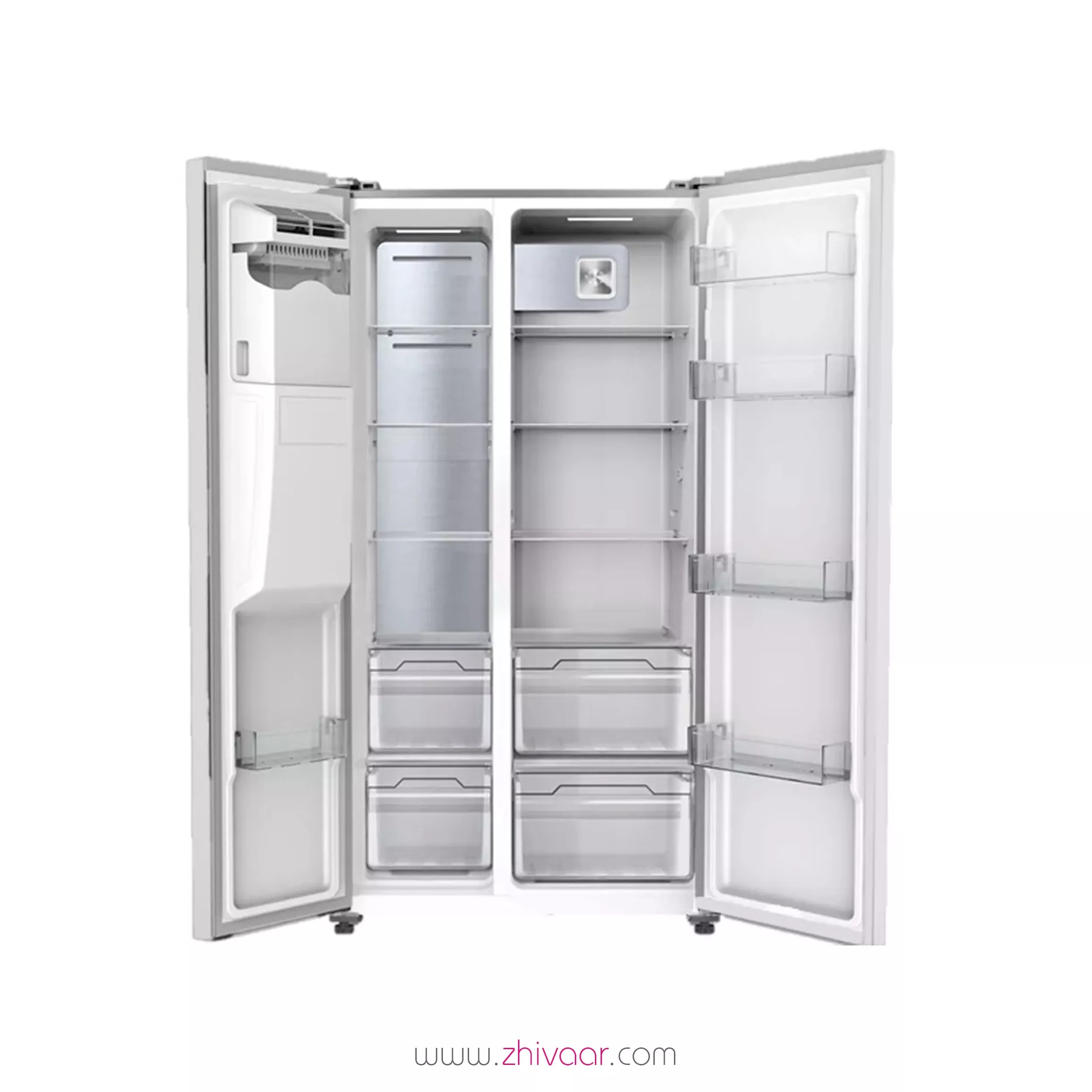خرید سايد باي سايد ايکس ويژن مدل HS-550-WI رنگ سفيد  - قیمت سايد باي سايد ايکس ويژن مدل HS 550 WI رنگ سفيد